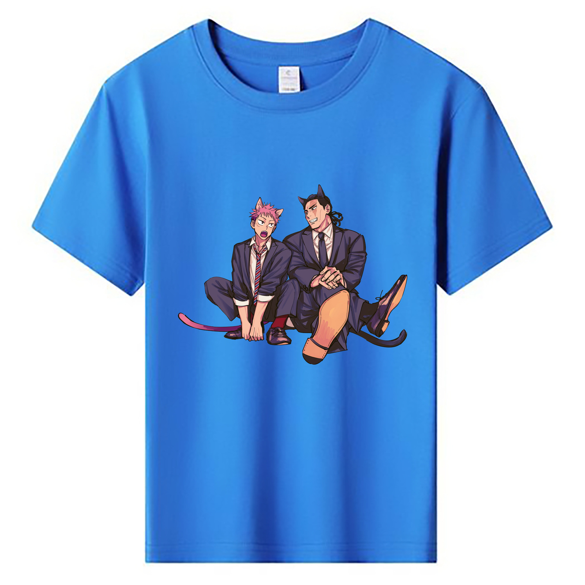 （画像用） 呪術廻戦 Jujutsu Kaisen 綿100％キッズTシャツ（フロントプリント）